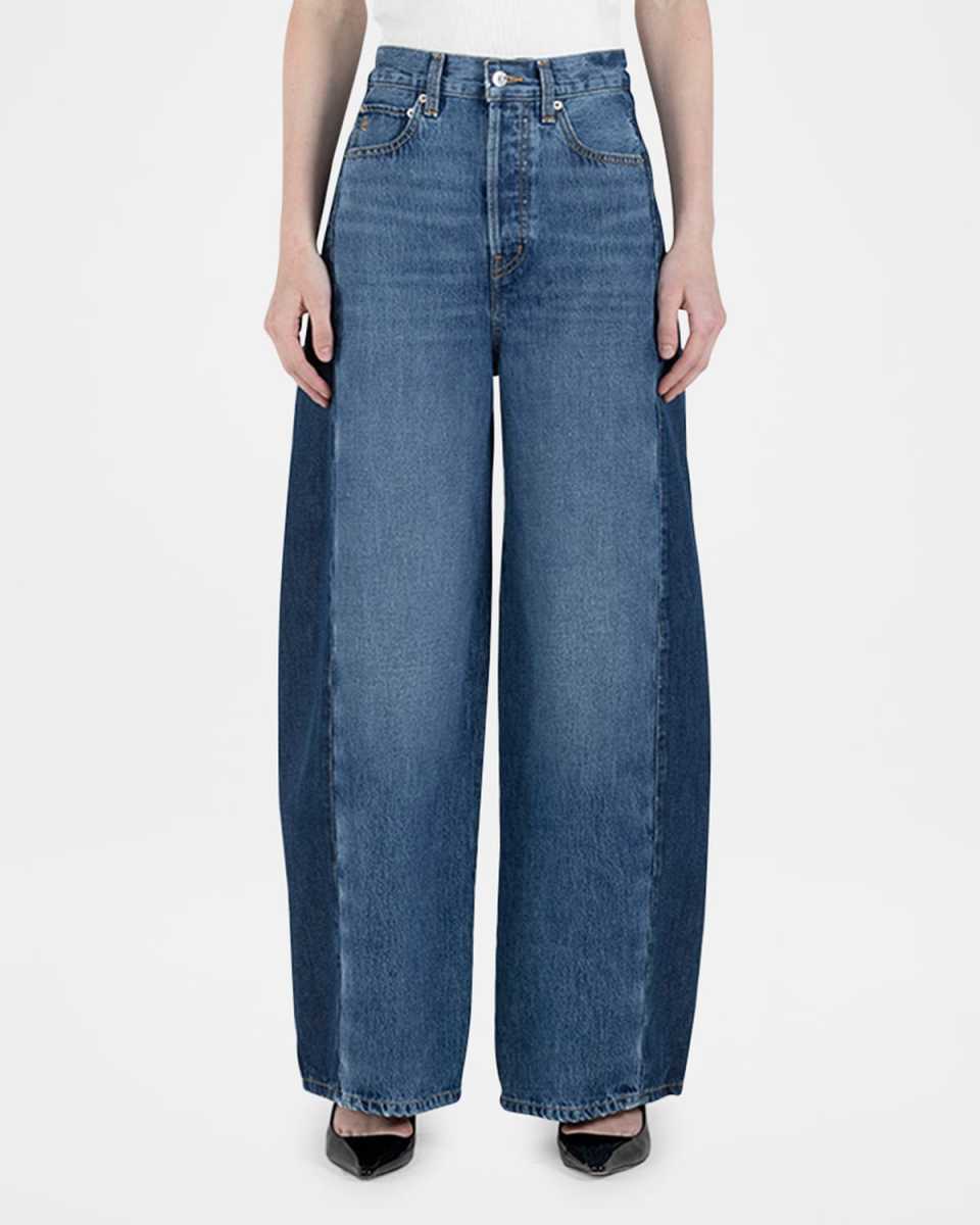 Arden Reworked Wide-Leg Jeans